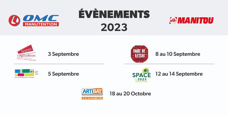 Évènements 2023