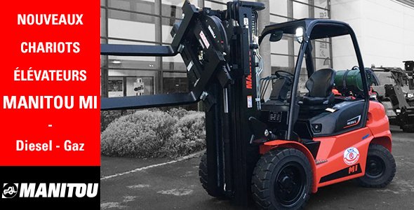 Nouveaux chariots élévateurs Manitou