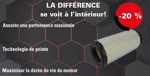 Promo filtration Manitou 2025