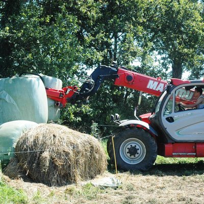 Pince à balle enrubannée Manitou CLBW800