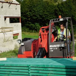 Chariot embarqué Manitou TMT25S 4W - 8